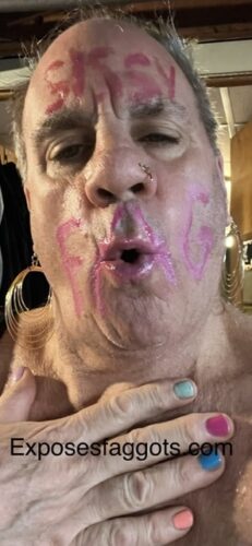 Cock sucking sissy faggot