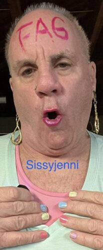Exposing a sissy faggot Sissyjenni